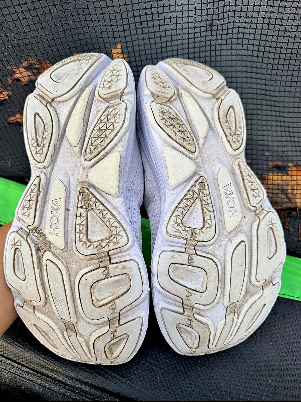 Hoka One Bondi 8 men’s White Athletic Shoes US 7D - Picture 6 of 7